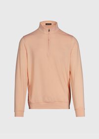 Paul Stuart Fine Stripe Quarter Zip Performance Pullover, thumbnail 3
