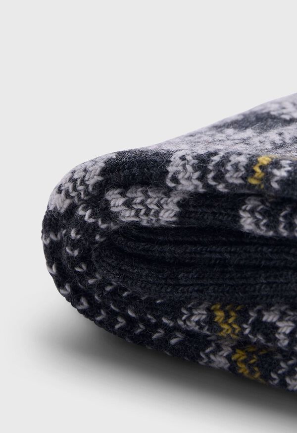 Paul Stuart Pine Tree & Snowflake Sock, image 2