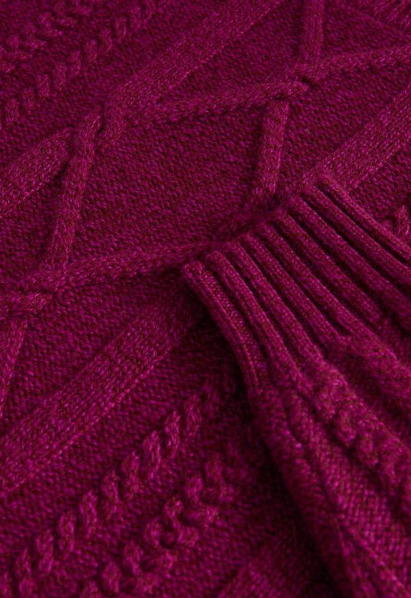 Paul Stuart Wool Cable Knit Crew Neck Pullover, image 3