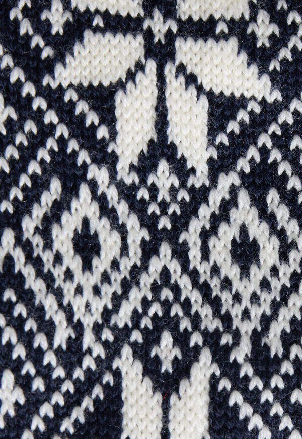 Paul Stuart Wool Blend Snowflake Sock, image 3