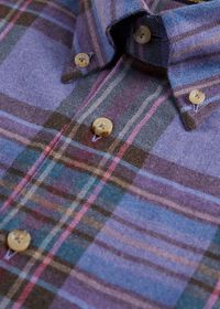 Paul Stuart Exaggerated Plaid Flannel Sport Shirt, thumbnail 2