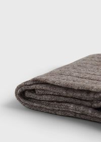 Paul Stuart Linen & Cotton Blend Melange Ribbed Sock, thumbnail 4