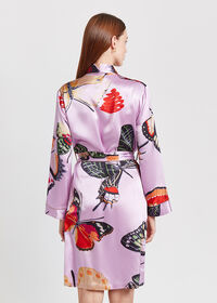 Paul Stuart Silk Butterfly Motif Robe, thumbnail 5