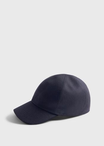 Paul Stuart Wool & Cashmere Flannel Baseball Cap