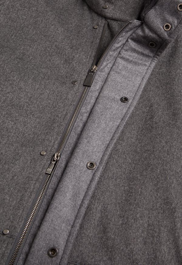 Paul Stuart Melton Cashmere Short Outer Jacket, image 4