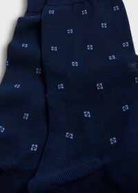 Paul Stuart Cotton Deco Motif Sock, thumbnail 3