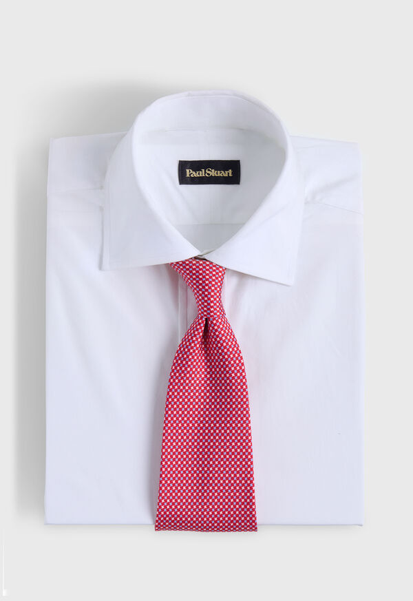 Paul Stuart Printed Silk Diamond Tie, image 2