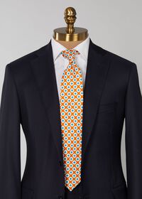 Paul Stuart Medallion Print Tie, thumbnail 2