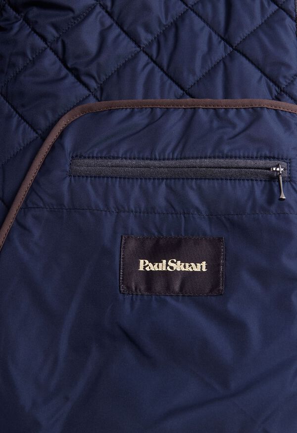 Paul Stuart Wool Plaid Quilted Vest, image 4