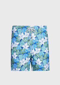 Paul Stuart Floral Print Swim Trunk, thumbnail 1