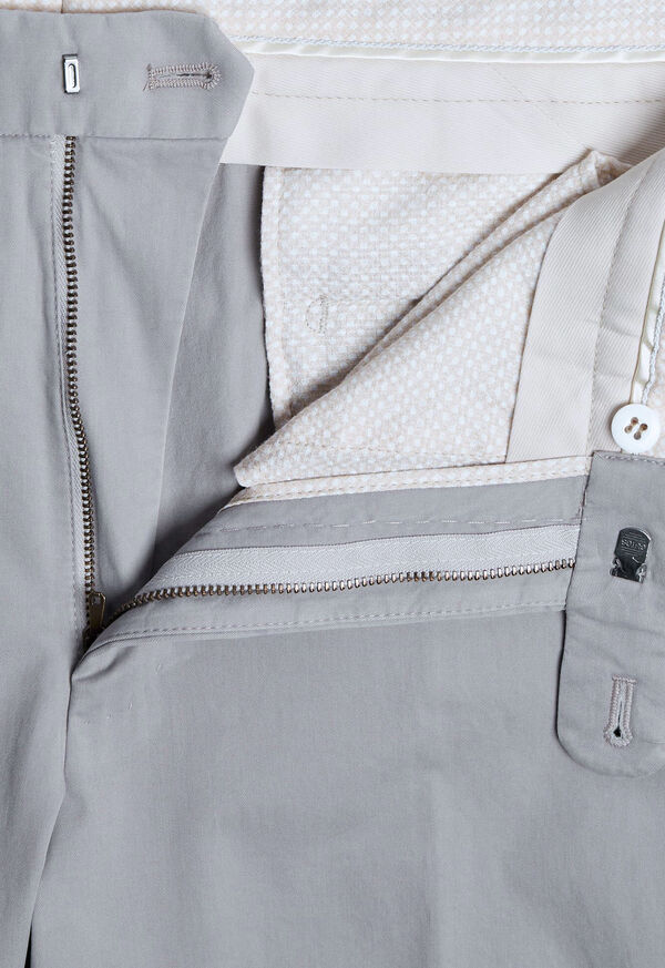Paul Stuart Grey Cotton Stretch Pant, image 2