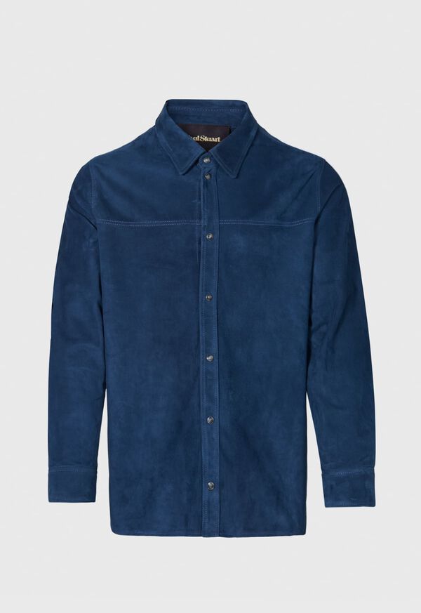 Paul Stuart Suede Shirt Jacket, image 1