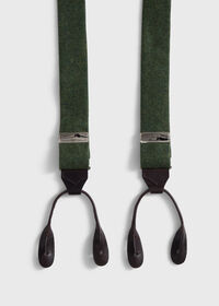 Paul Stuart Leather Trim Suspenders, thumbnail 2