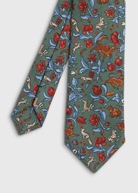 Paul Stuart Birds and Deer Motif Tie, thumbnail 1