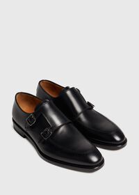 Paul Stuart Morgan Leather Double Monk Strap, thumbnail 5