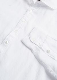 Paul Stuart Washed Linen Pullover Shirt, thumbnail 3