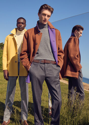 Paul Stuart Wool & Cashmere Flannel Pant