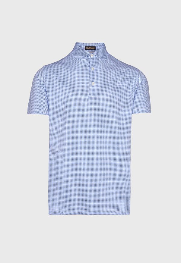 Paul Stuart Printed Houndstooth Performance Polo, image 1