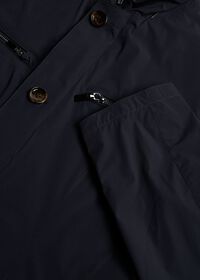 Paul Stuart Navy Nylon Blazer Jacket, thumbnail 2