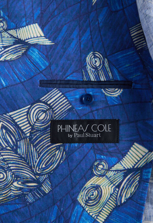 Paul Stuart Linen Printed Jacket, image 3