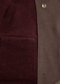 Paul Stuart Solid Double Breasted Hooded Overcoat, thumbnail 4