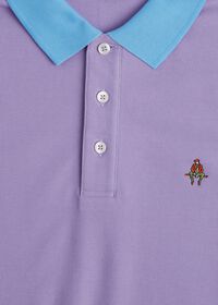 Paul Stuart Tri-Color Cotton Pique Logo Polo, thumbnail 2