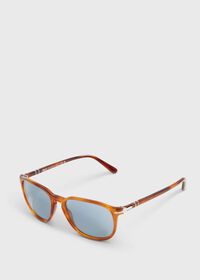 Paul Stuart Persol® Terra Di Siena with Crystal Blue Lens, thumbnail 3