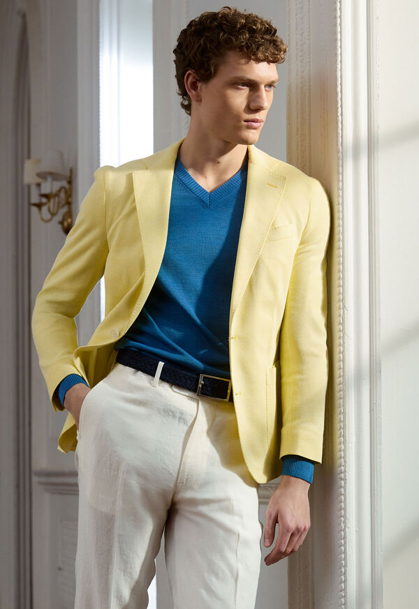 Paul Stuart Silk V-Neck Sweater, image 3