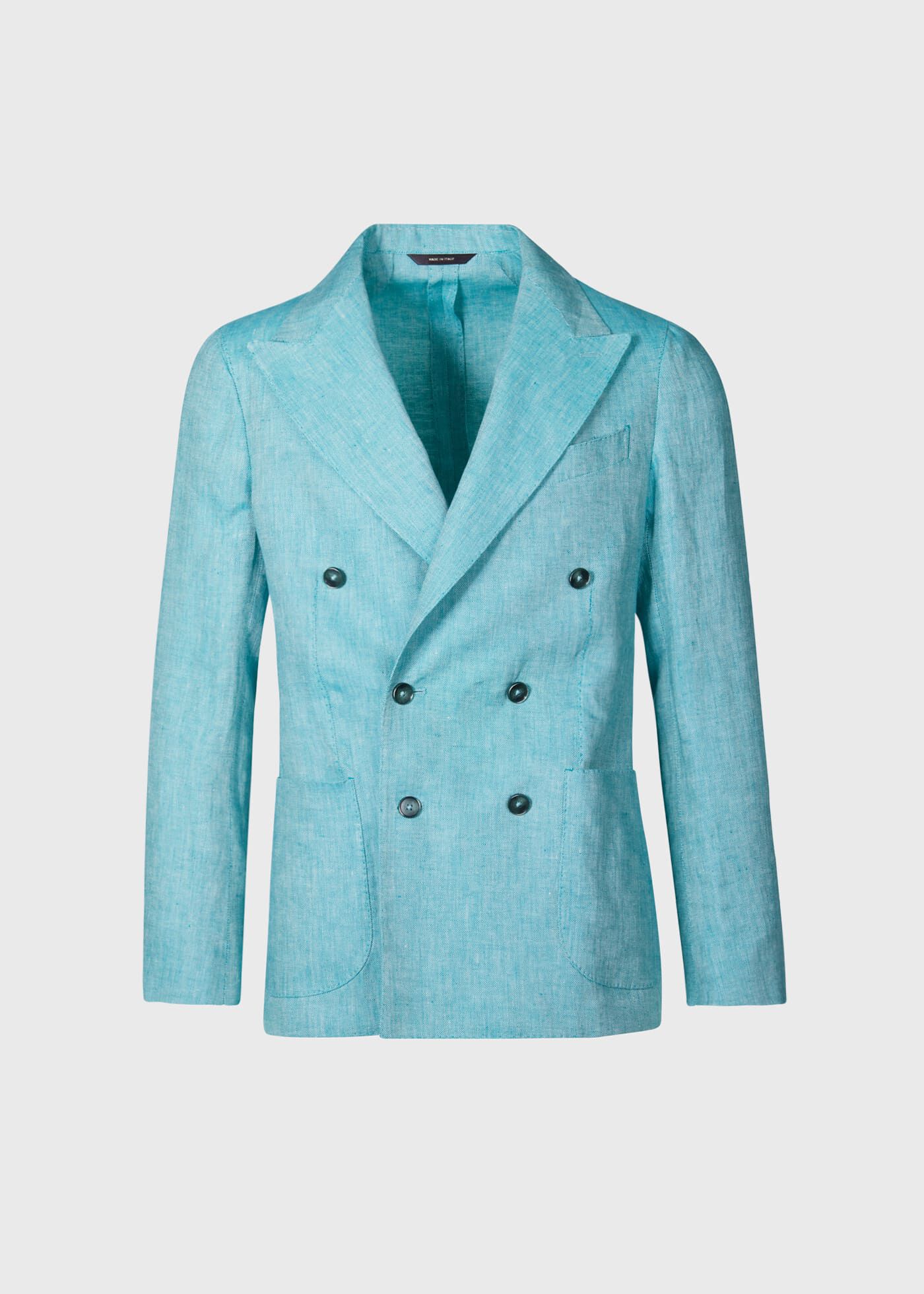 ジャケット・アウター N.M Thickened Double-Breasted Jacket Linen Double Breasted Jacket
