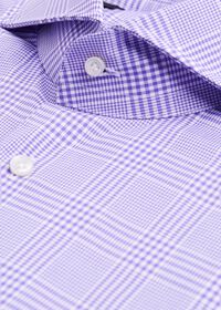 Paul Stuart Plum Plaid Dress Shirt, thumbnail 3