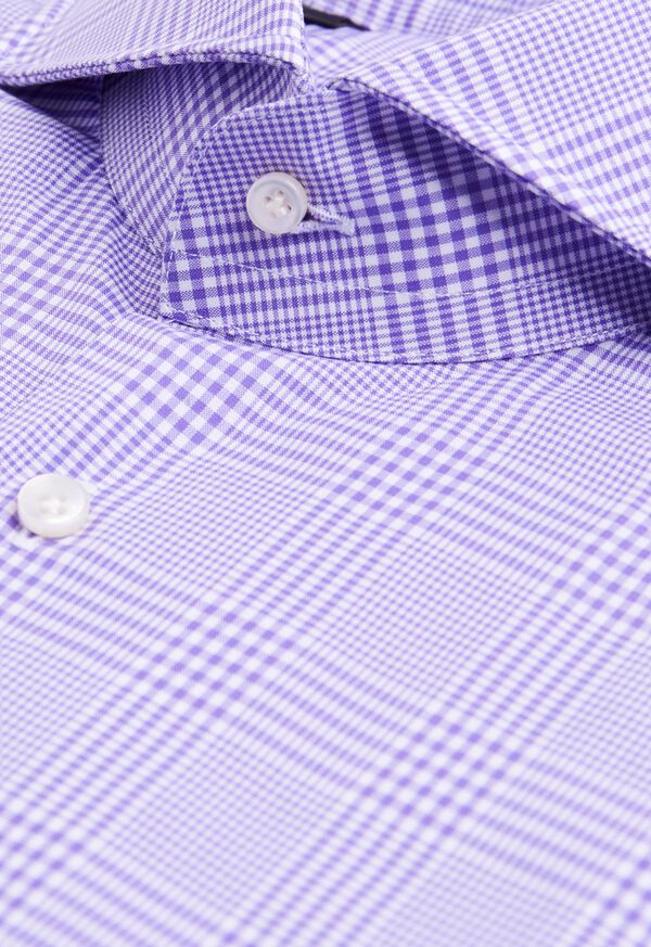 Paul Stuart Plum Plaid Dress Shirt, image 3