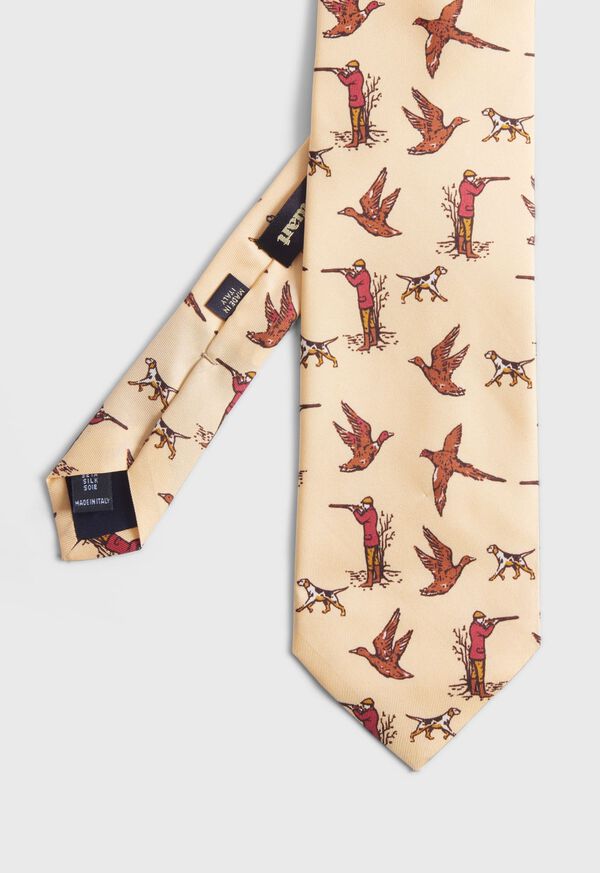Paul Stuart Silk Madder Hunting Scene Tie, image 1