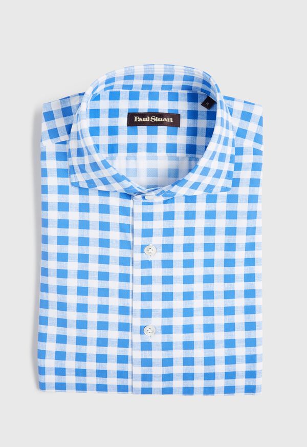 Paul Stuart Gingham Performance Sport Shirt, image 1