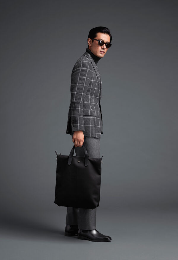 Paul Stuart Grey Plaid Wool Jacket, image 2