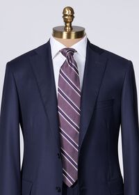 Paul Stuart Silk Jacquard Macclesfield Stripe Tie, thumbnail 2