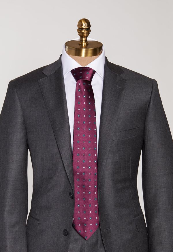 Paul Stuart Micro Floral Satin Tie, image 2