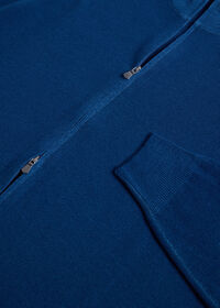 Paul Stuart Wool Rice Stitch Zip Cardigan, thumbnail 2
