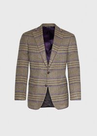 Paul Stuart Tan Plaid Cashmere Sport Jacket, thumbnail 1