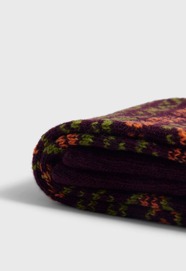 Paul Stuart Fair Isle Boot Sock, image 2