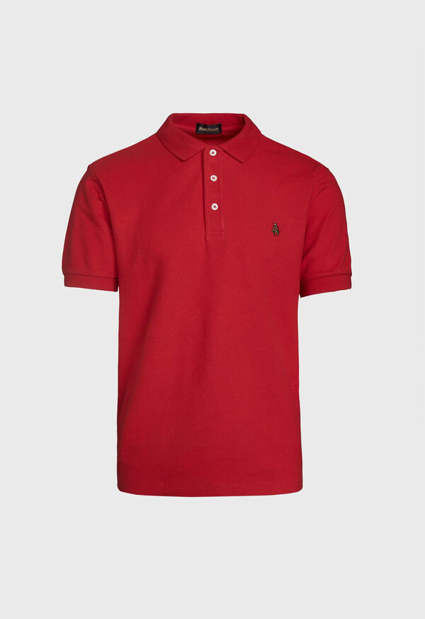 Paul Stuart Cotton Pique Logo Polo, image 1