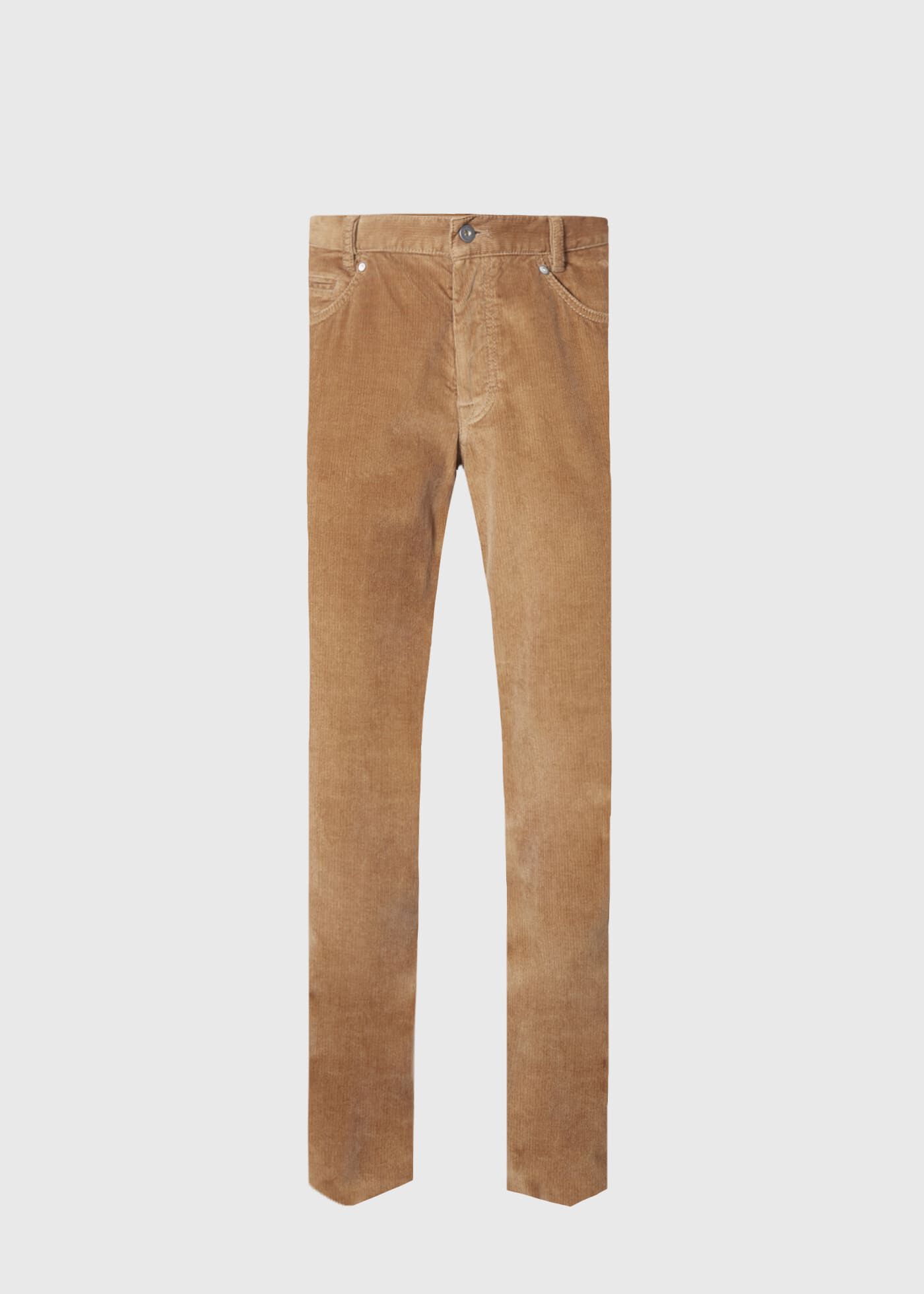 【PORTERNA】Foy Corduroy Trousers Featherstone Craftsman Corduroy Ford Standard Jean - Buck