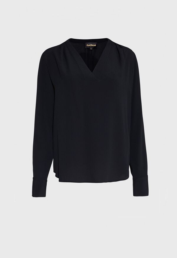 Paul Stuart V-Neck Blouse, image 1