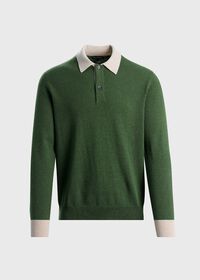 Paul Stuart Cashmere Contrast Color Polo, thumbnail 1