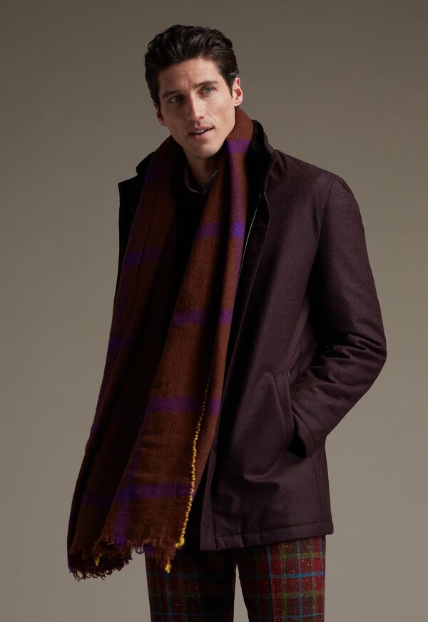Paul Stuart Windowpane Scarf, image 3