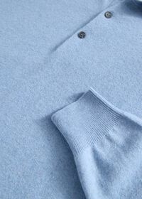 Paul Stuart Long Sleeve Cashmere Polo, thumbnail 2