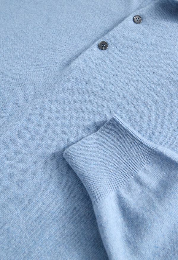 Paul Stuart Long Sleeve Cashmere Polo, image 2