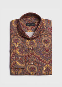Paul Stuart Custom Paisley Print Shirt, thumbnail 1