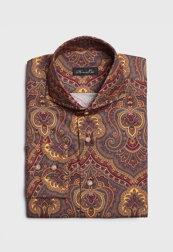 Paul Stuart Custom Paisley Print Shirt, image 1