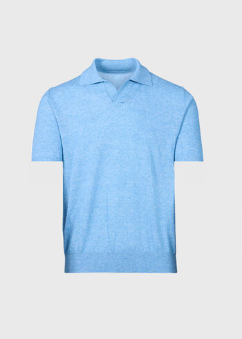 Paul Stuart Johnny Collar Knit Shirt