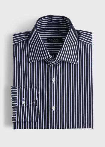 Paul Stuart Stripe Cotton Dress Shirt
